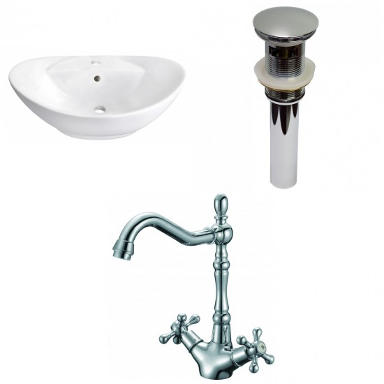 23-in. W Bathroom Vessel Sink Set_AI-30141