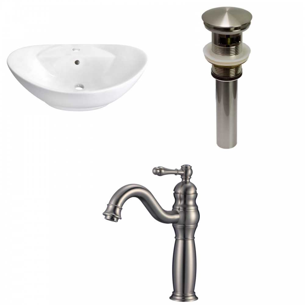 23-in. W Bathroom Vessel Sink Set_AI-30143