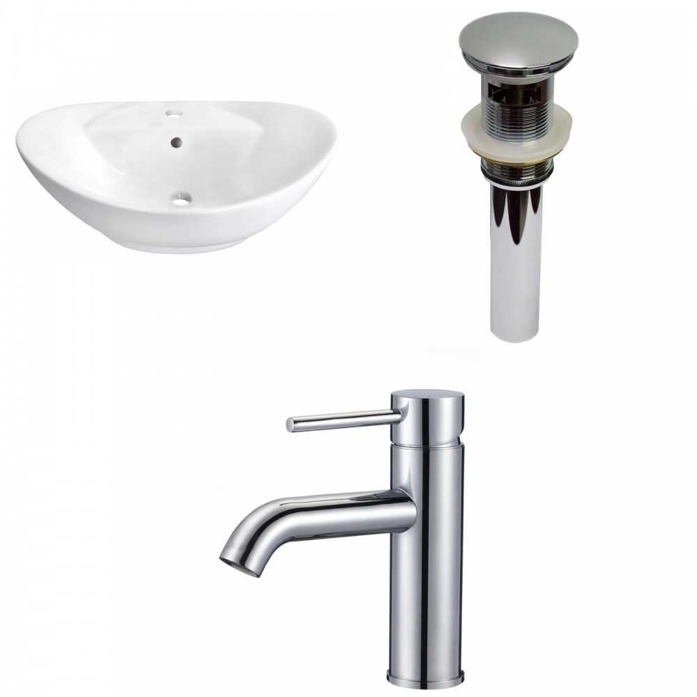 23-in. W Bathroom Vessel Sink Set_AI-30144