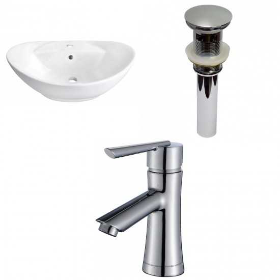 23-in. W Bathroom Vessel Sink Set_AI-30147