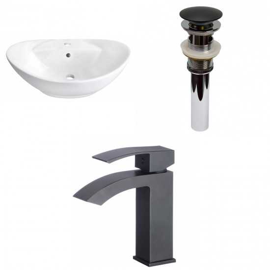 23-in. W Bathroom Vessel Sink Set_AI-30150