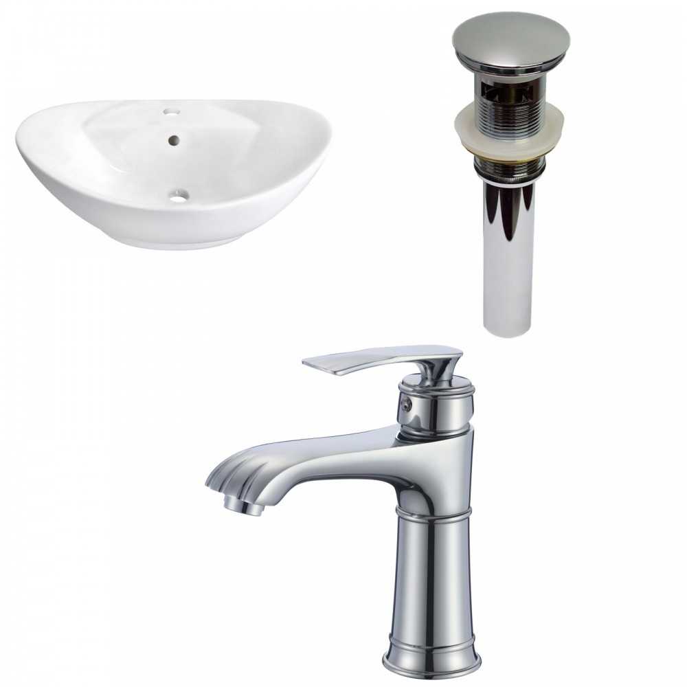 23-in. W Bathroom Vessel Sink Set_AI-30152