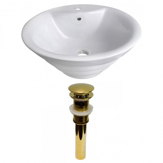 19.25-in. W Bathroom Vessel Sink Set_AI-30952