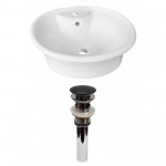 19-in. W Bathroom Vessel Sink Set_AI-31325