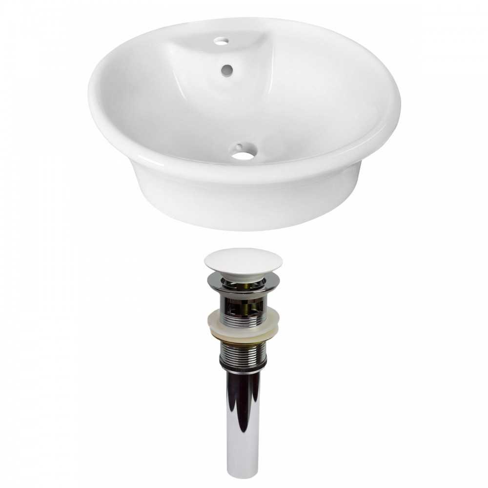 19-in. W Bathroom Vessel Sink Set_AI-31326