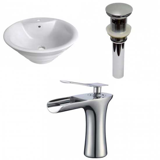 19.25-in. W Bathroom Vessel Sink Set_AI-33722