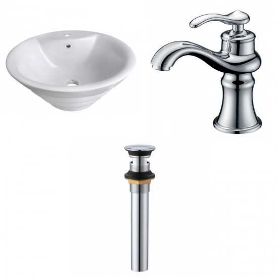 19.25-in. W Bathroom Vessel Sink Set_AI-33725