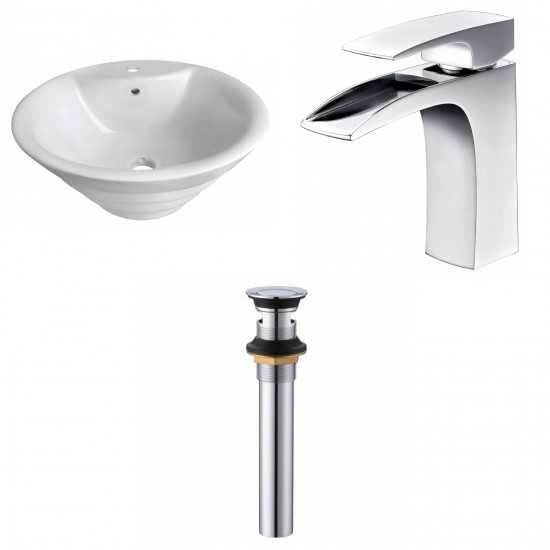 19.25-in. W Bathroom Vessel Sink Set_AI-33728