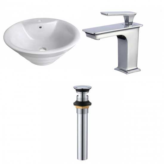 19.25-in. W Bathroom Vessel Sink Set_AI-33731