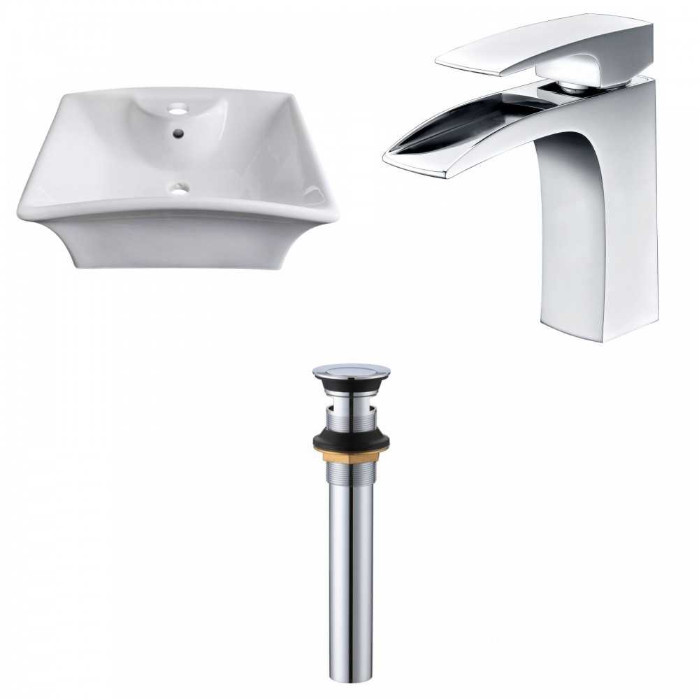 19.5-in. W Bathroom Vessel Sink Set_AI-33740