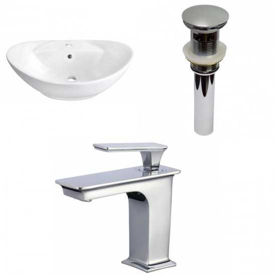 23-in. W Bathroom Vessel Sink Set_AI-33795