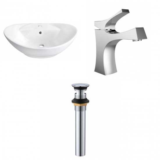 23-in. W Bathroom Vessel Sink Set_AI-33796