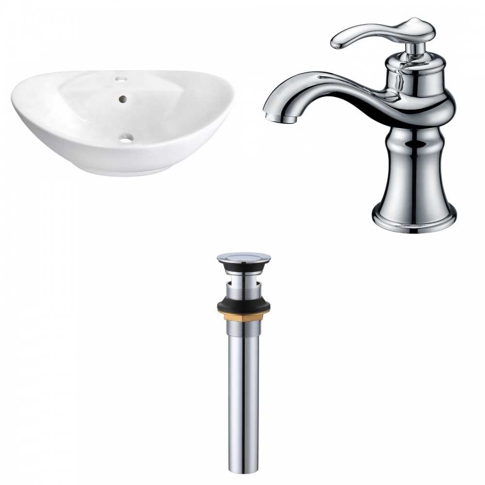 23-in. W Bathroom Vessel Sink Set_AI-33797