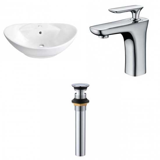 23-in. W Bathroom Vessel Sink Set_AI-33799