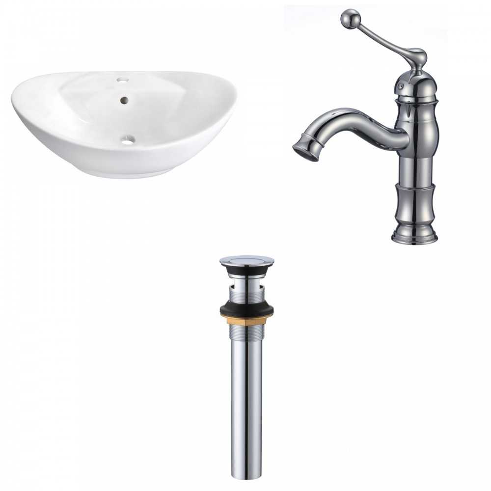 23-in. W Bathroom Vessel Sink Set_AI-33801