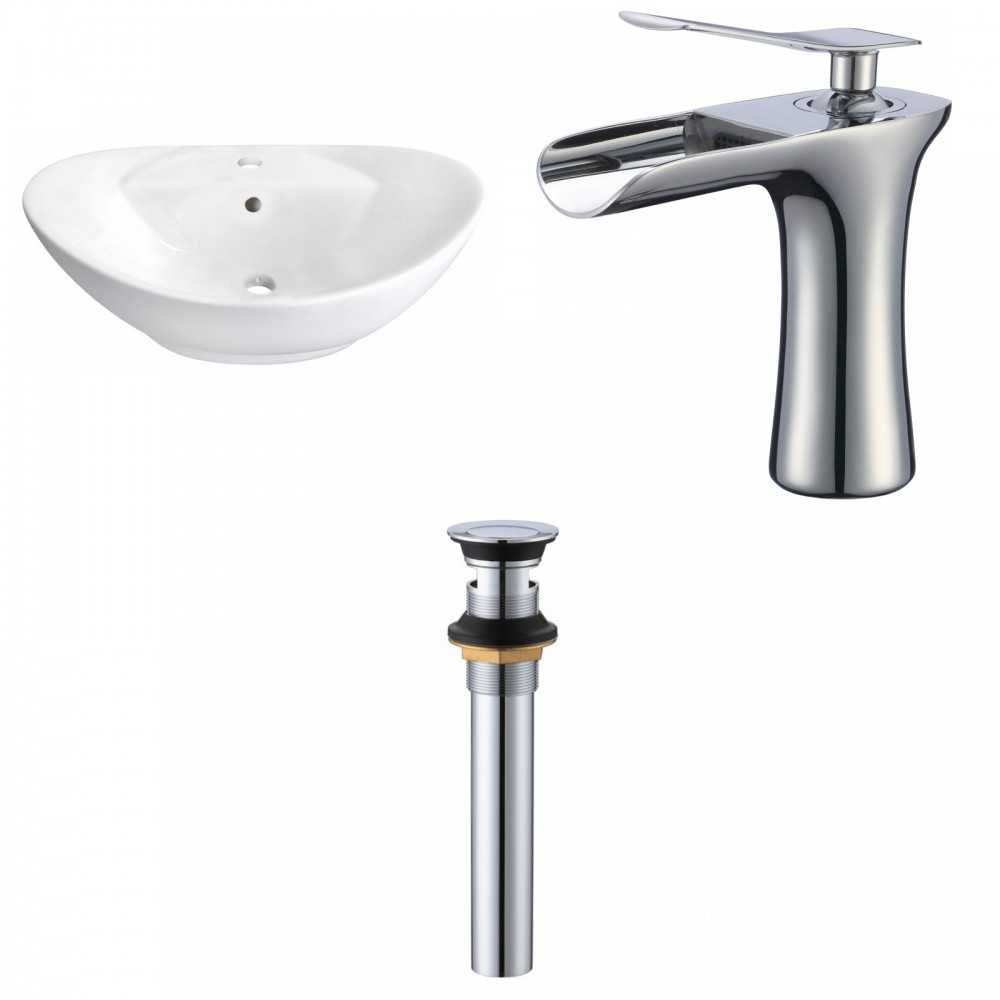 23-in. W Bathroom Vessel Sink Set_AI-33802