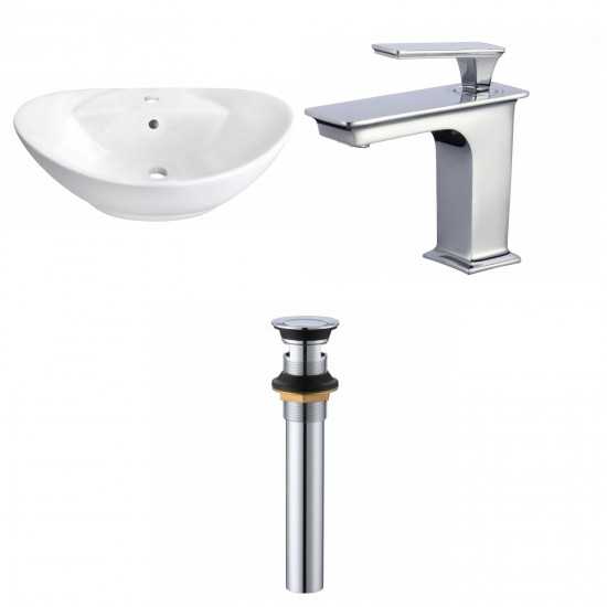 23-in. W Bathroom Vessel Sink Set_AI-33803