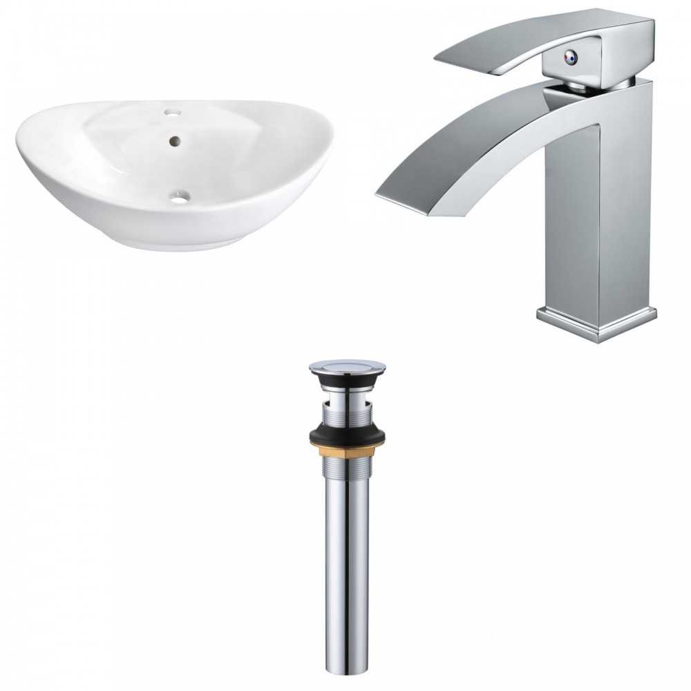 23-in. W Bathroom Vessel Sink Set_AI-33805