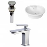 19-in. W Bathroom Vessel Sink Set_AI-34337