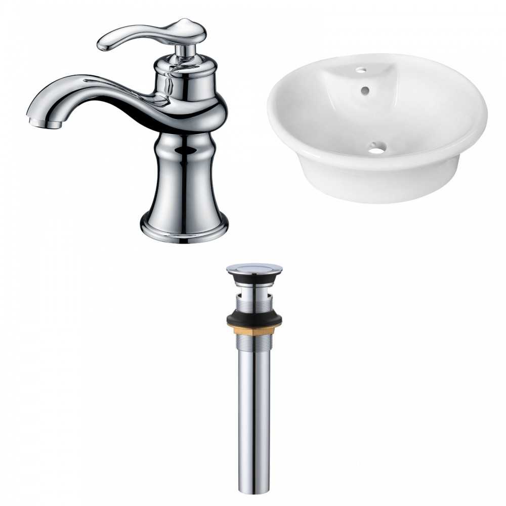 19-in. W Bathroom Vessel Sink Set_AI-34339