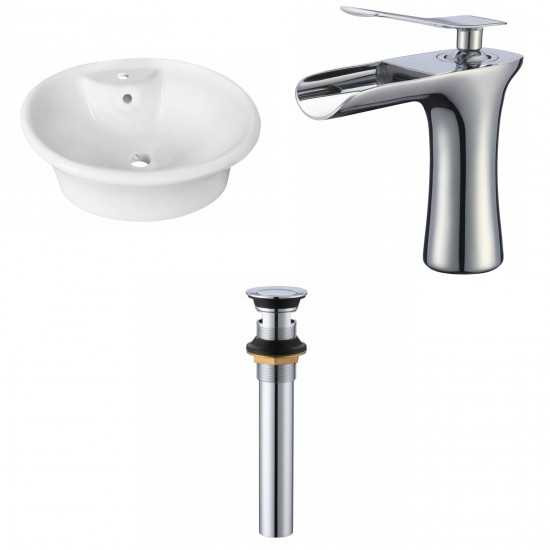 19-in. W Bathroom Vessel Sink Set_AI-34344