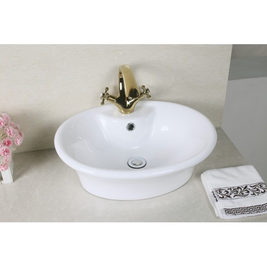 19-in. W Bathroom Vessel Sink Set_AI-34344