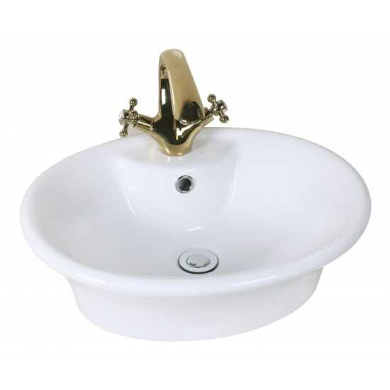 19-in. W Bathroom Vessel Sink Set_AI-34344