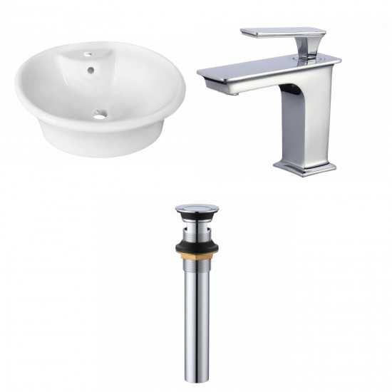 19-in. W Bathroom Vessel Sink Set_AI-34345