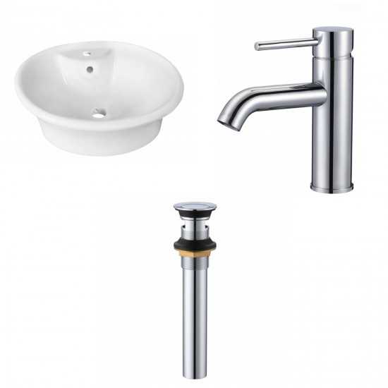 19-in. W Bathroom Vessel Sink Set_AI-34346