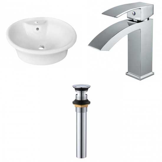 19-in. W Bathroom Vessel Sink Set_AI-34347