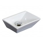 12-in. W Bathroom Vessel Sink Set_AI-14900