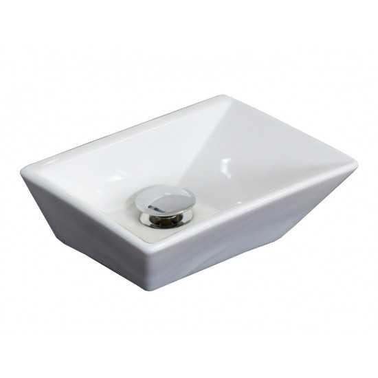 12-in. W Bathroom Vessel Sink Set_AI-14900