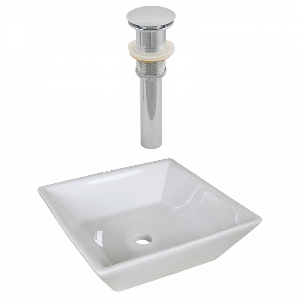 15.75-in. W Bathroom Vessel Sink Set_AI-14905