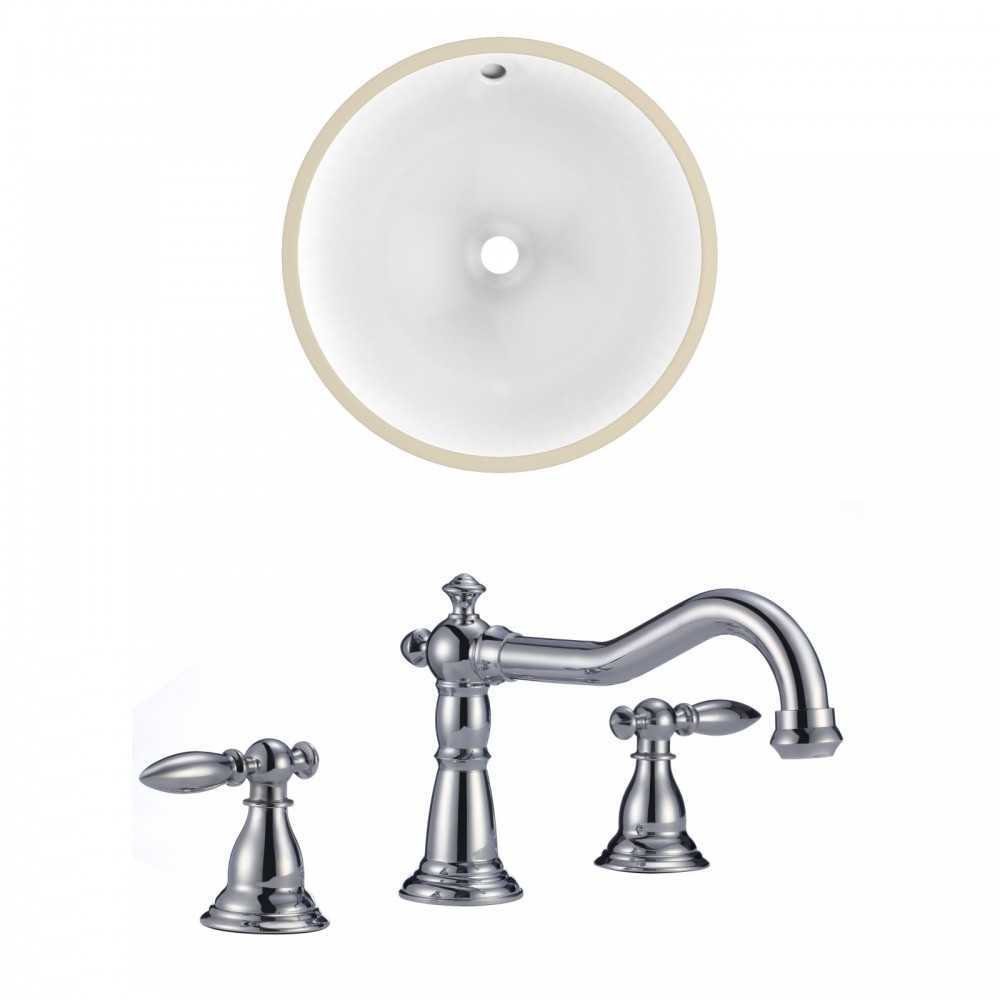 16.5-in. W Bathroom Undermount Sink Set_AI-22753