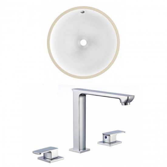 16.5-in. W Bathroom Undermount Sink Set_AI-22760