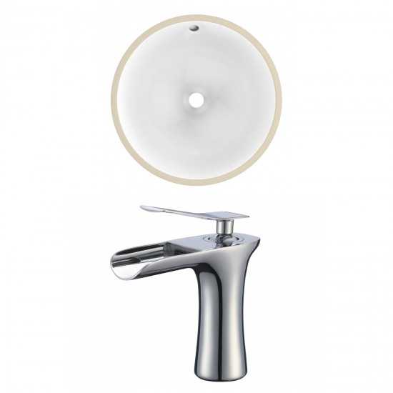 15.25-in. W Bathroom Undermount Sink Set_AI-22843