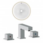 15.25-in. W Bathroom Undermount Sink Set_AI-22847