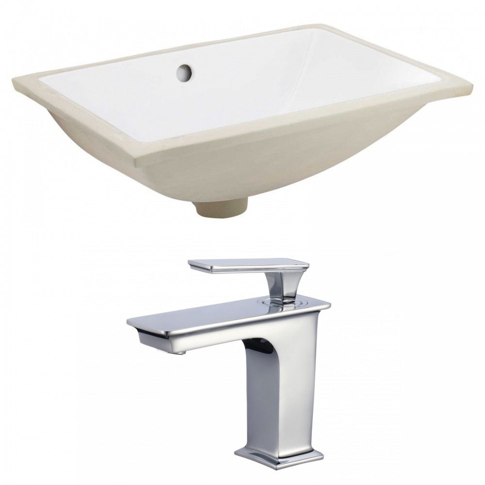 18.25-in. W Bathroom Undermount Sink Set_AI-22889