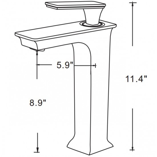 18.25-in. W Bathroom Undermount Sink Set_AI-22890