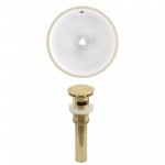 15.25-in. W Bathroom Undermount Sink Set_AI-24816