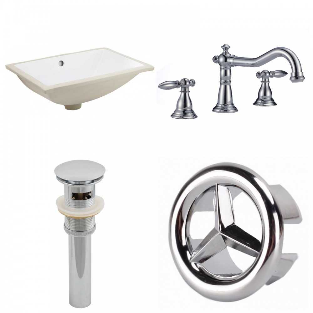 20.75-in. W Bathroom Undermount Sink Set_AI-25912