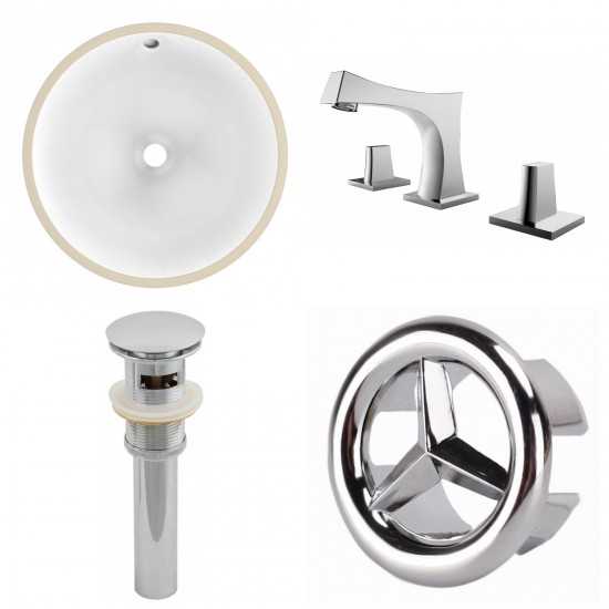 16.5-in. W Bathroom Undermount Sink Set_AI-25915