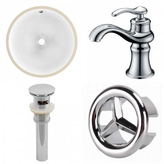 16.5-in. W Bathroom Undermount Sink Set_AI-25916