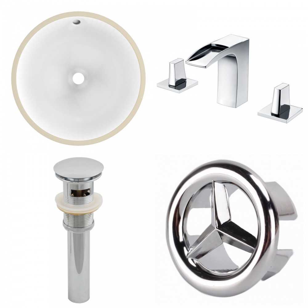 16.5-in. W Bathroom Undermount Sink Set_AI-25922