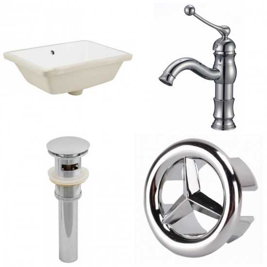 18.25-in. W Bathroom Undermount Sink Set_AI-25935