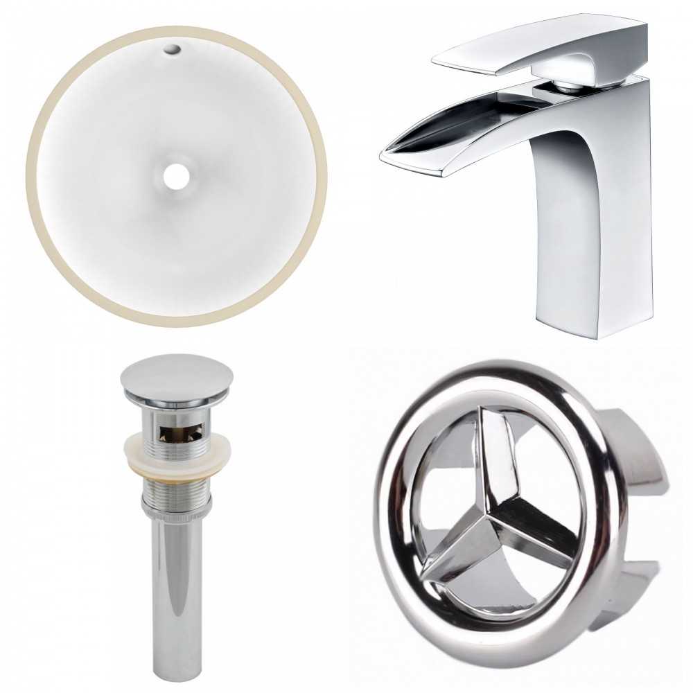 15.25-in. W Bathroom Undermount Sink Set_AI-25957