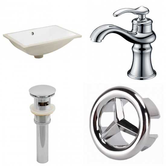 18.25-in. W Bathroom Undermount Sink Set_AI-25964