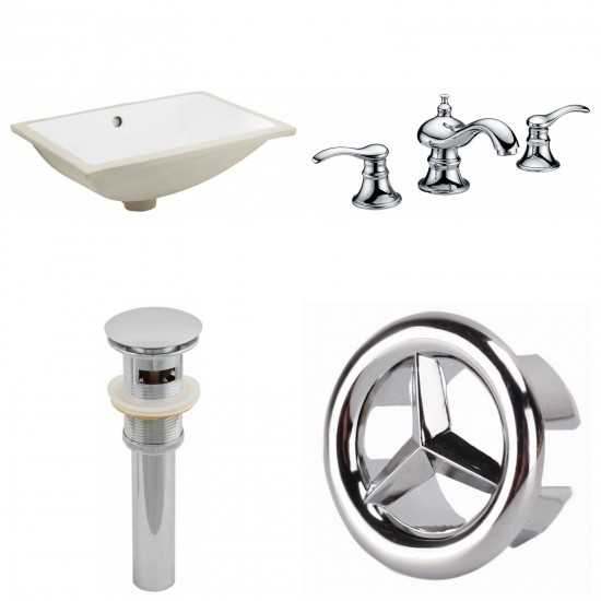 18.25-in. W Bathroom Undermount Sink Set_AI-25965