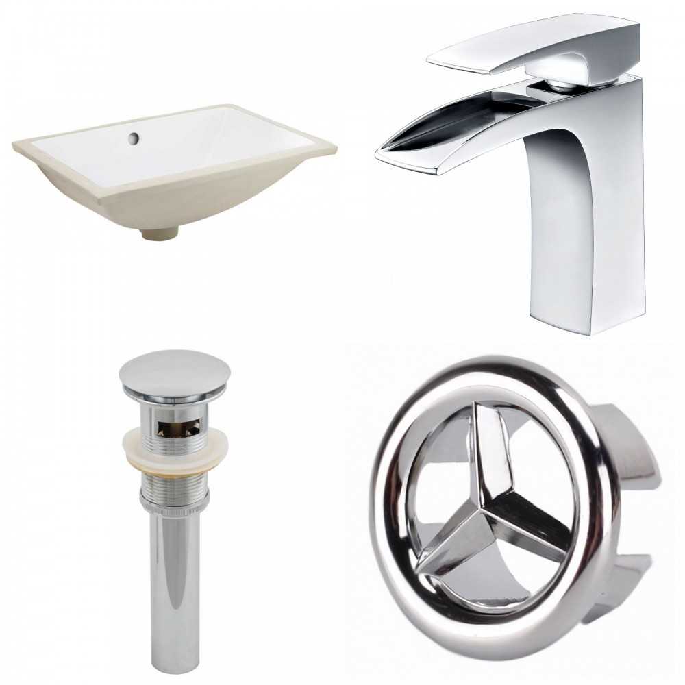 18.25-in. W Bathroom Undermount Sink Set_AI-25969