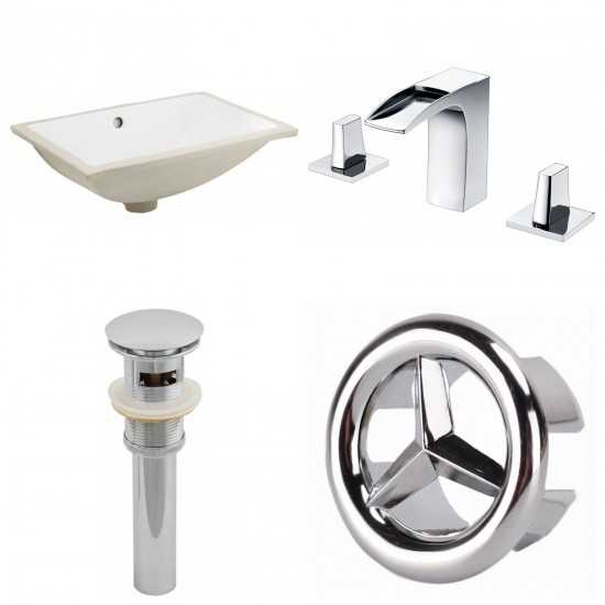 18.25-in. W Bathroom Undermount Sink Set_AI-25970